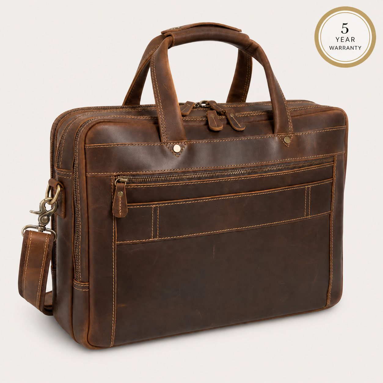 The Executive Leather Briefcase